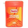 Малая туба с чистящими салфетками BURO, для LCD, TFT-мониторов, 100 шт