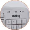 DIALOG KS-102WP Стандартная клавиатура